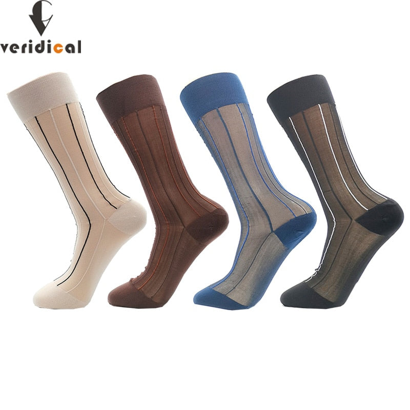 Calcetines largos de nailon para hombre - 5 pares (Unisex)